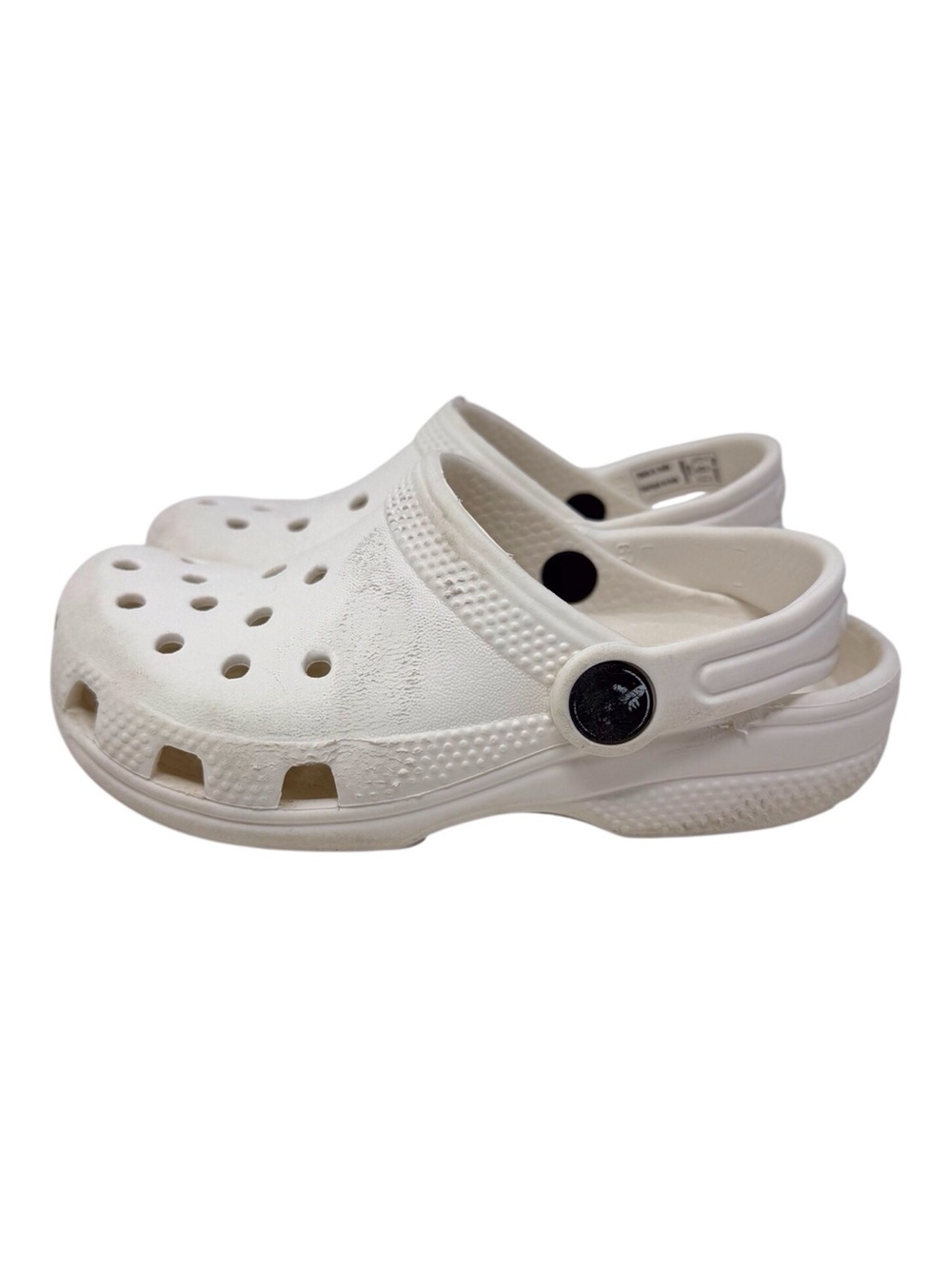 CROCS white Classic slip on Clog child’s size 10